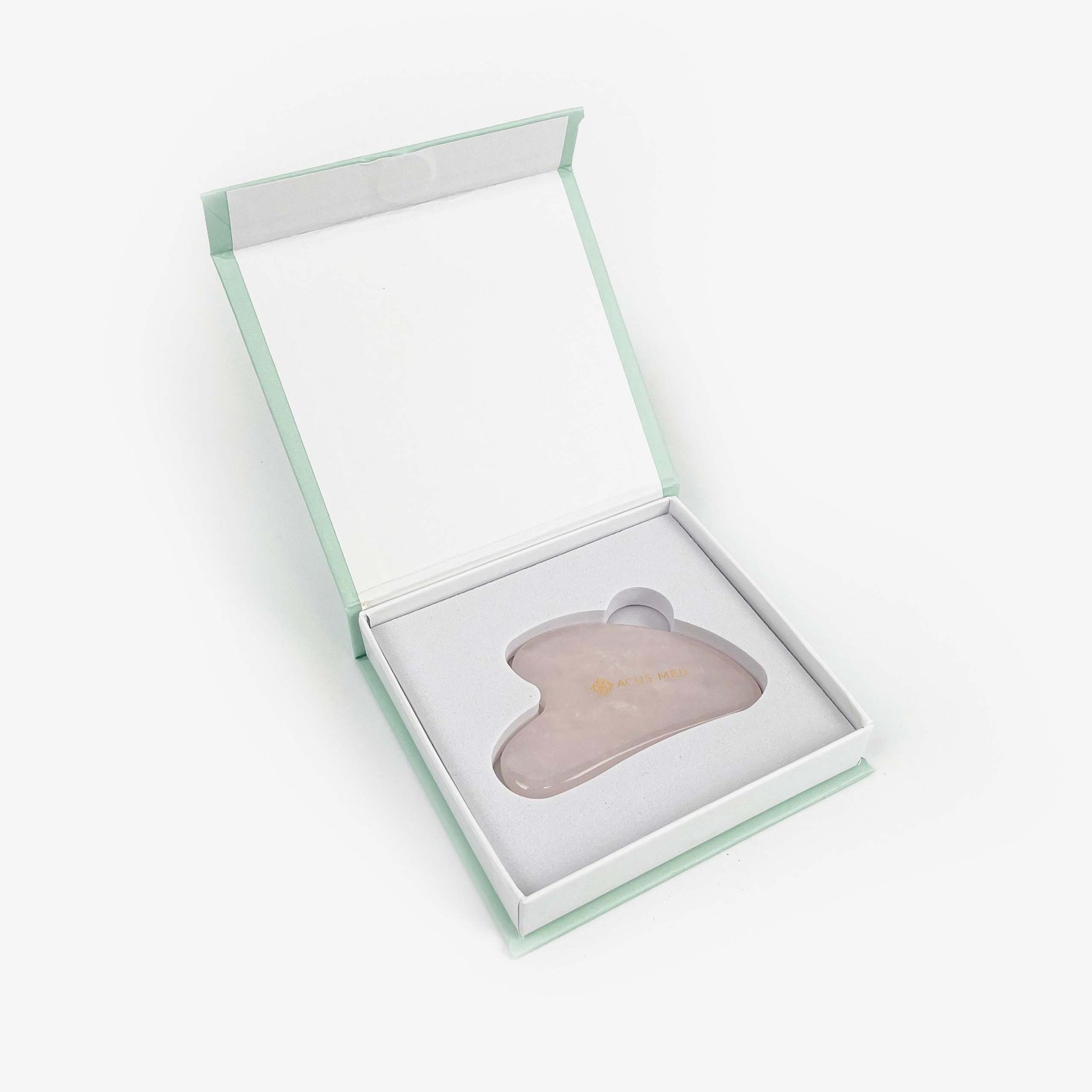 Gua Sha akmuo – širdelė – rožinis - Image 6
