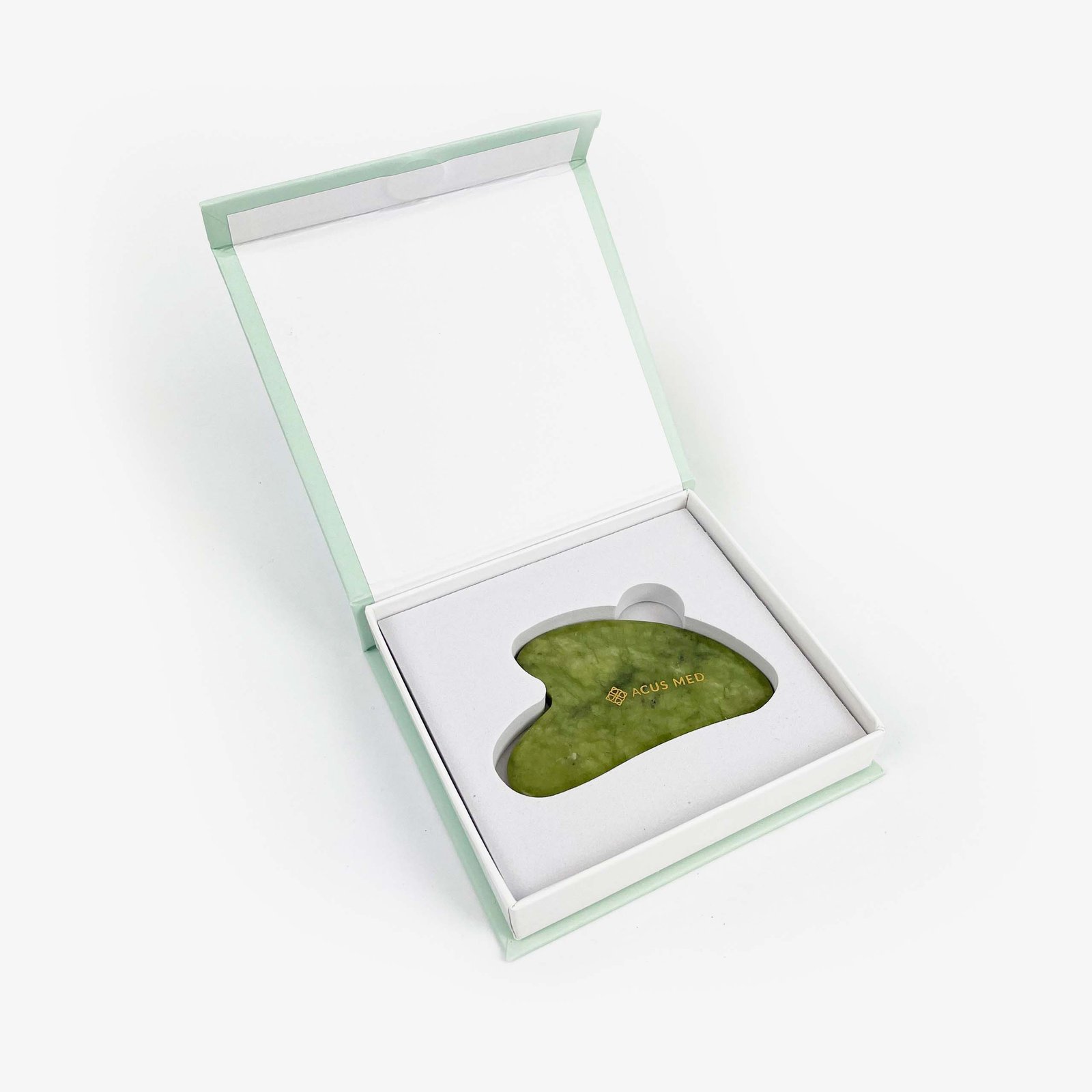 Gua Sha akmuo – širdelė – žalias - Image 6