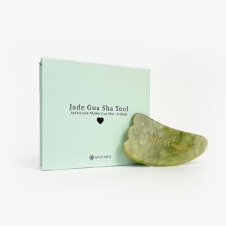 Gua Sha akmuo – trikampis – žalias