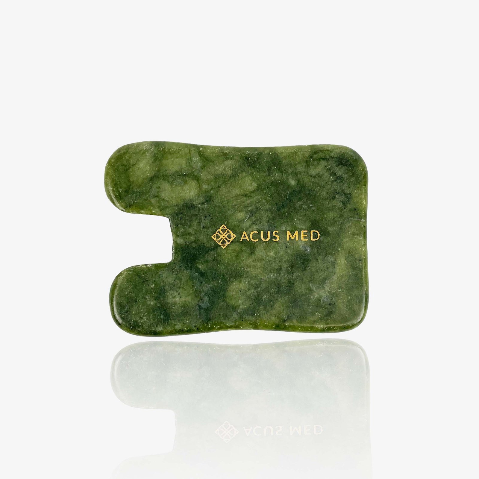 Gua Sha akmuo – stačiakampis – žalias - Image 5