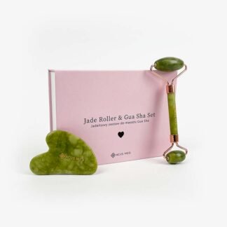 Gua Sha rinkinys: akmuo ir volelis – žalias