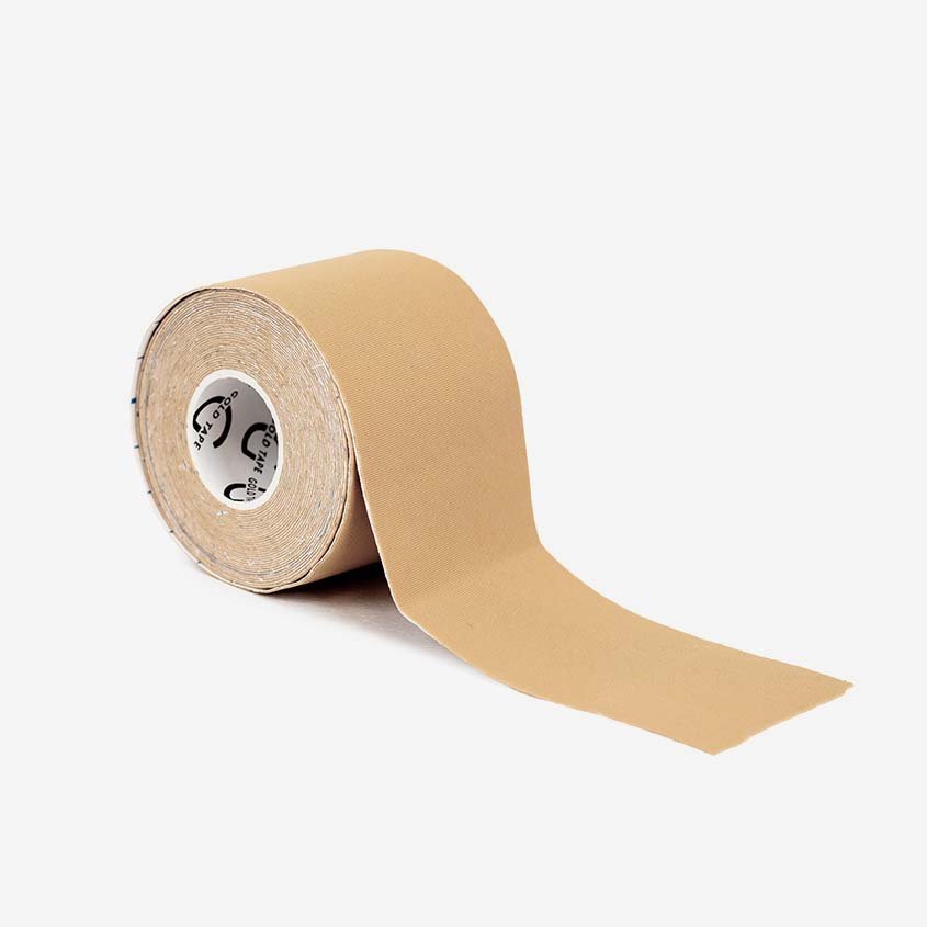 4 Way Stretch kineziologinis teipas, kūno spalvos (5 cm × 5 m) - Image 2