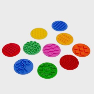 Line Sport sensoriniai diskai vaikams 10 cm, 10 vnt.