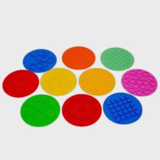 Line Sport sensoriniai diskai vaikams 25 cm, 10 vnt.