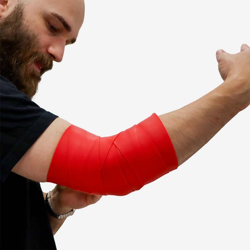 Line Sport Floss Band guma 1 mm – raudona - Image 2