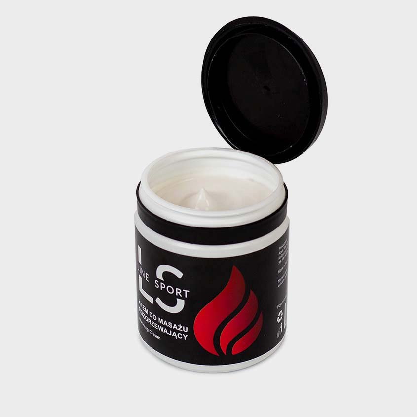 Line Sport šildantis masažo kremas, 250 ml