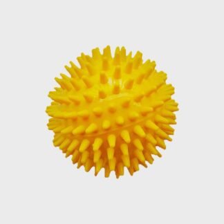 Line Sport dygliuotas kamuoliukas 8 cm – geltonas
