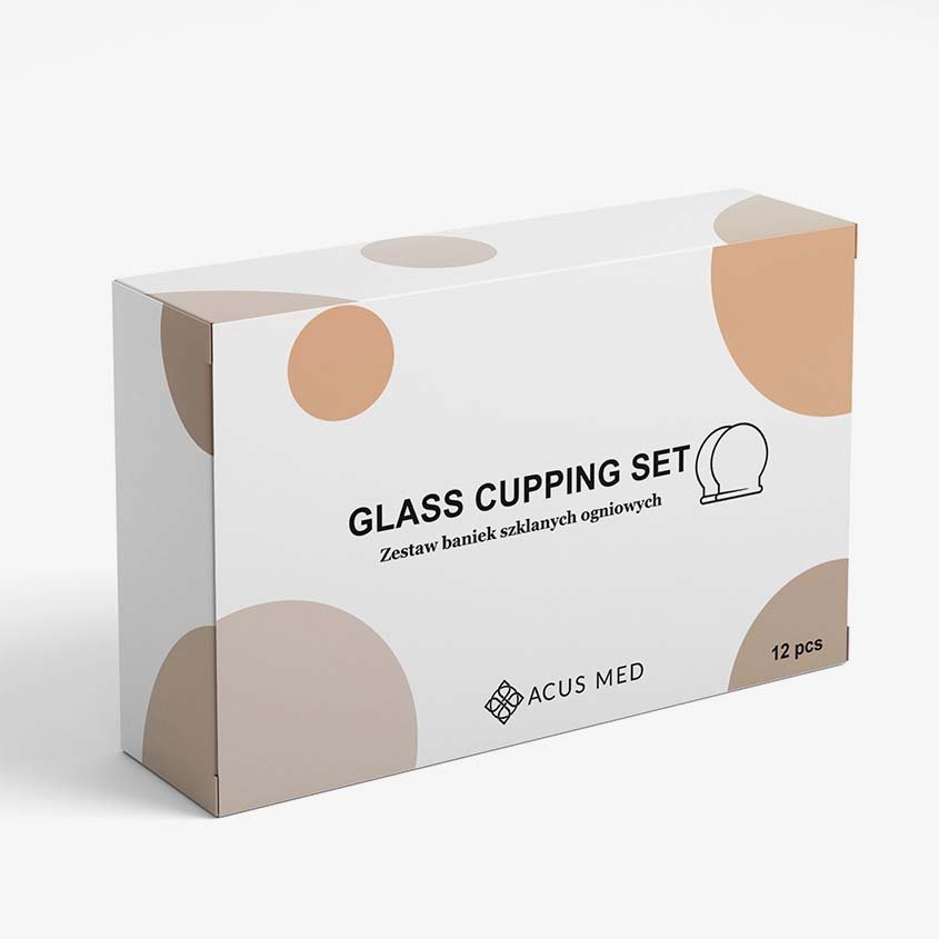 Set of 12 glass cuppings with heater - Image 6