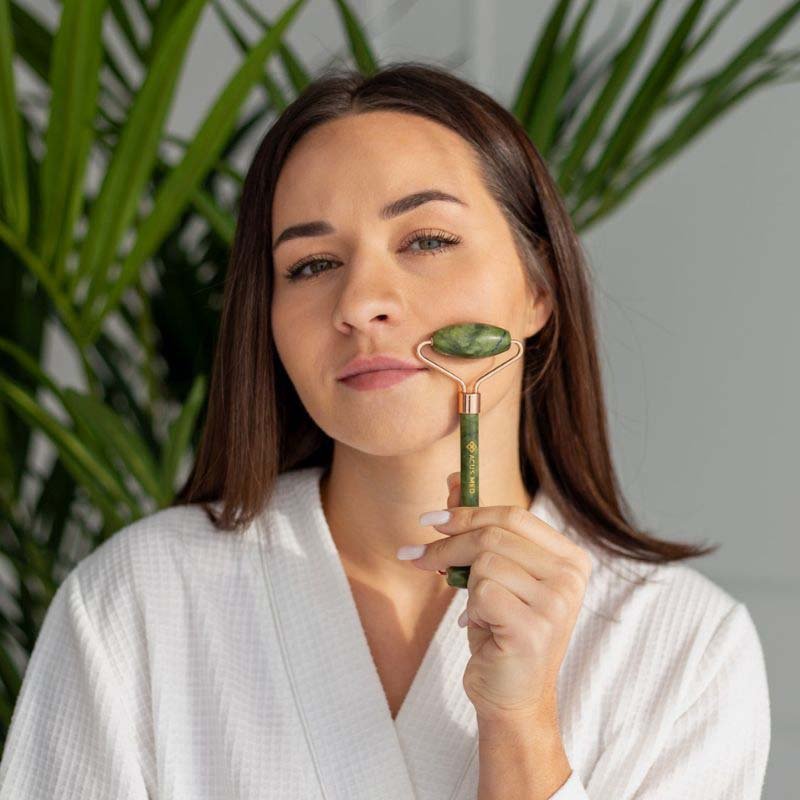 Gua Sha nefrito volelis – žalias - Image 3