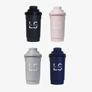 Line Sport gertuvė-plaktuvas 600 ml – juoda